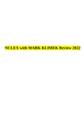 NCLEX with MARK KLIMEK Review 2022&period;