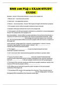 BMS 108 PACKAGED EXAMS WITH COMPLETE SOLUTION 
