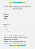 EFDA Board Questions and Answers &lpar;100&percnt; Pass&rpar;