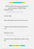 EFDA entrance exam Questions  and Answers &lpar;100&percnt; Pass&rpar;
