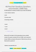 HSI Final Test Questions Questions  and Answers &lpar;100&percnt; Pass&rpar;