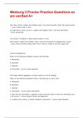 Medsurg 3 Proctor Practice Questions exam verified A&plus;
