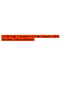 LETRS Unit 4: Sessions 1-8 With Complete 100% Solutions (And Explanation).