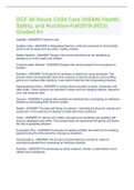 DCF 40 Hours Child Care &lpar;HSAN&rpar; Health&comma; Safety&comma; and Nutrition-&lpar;Fall2019-2023&rpar; Graded A&plus;