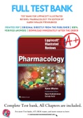Test Bank For Lippincott Illustrated Reviews: Pharmacology 7th Edition by Karen Whalen 9781496384133 Chapter 1-47 Complete Guide .