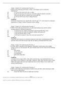 Chapter 20- Cardiovascular Function Exam with Questions And Answers. A+ Grade Guaranteed