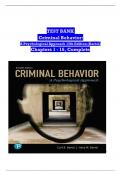 Testbank criminal behavior a psychological approach 11e bartol&period;pdf