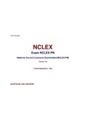 NCLEX  Exam NCLEX-PN  National Council Licensure Examination(NCLEX-PN)  Version: 5.0   Test  Bank