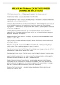 SPEA H 401 Midterm&vert; QUESTIONS WITH COMPLETE SOLUTIONS