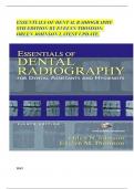 ESSENTIALS OF DENTAL RADIOGRAPHY 8TH EDITION BY EVELYN THOMSON&comma; ORLEN JOHNSON LATEST UPDATE&period;