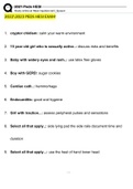 PEDIATRICS - HESI PRACTICE EXAM LATEST 20222023 UPDATE&lpar;Q&A FULL TEST BANK&rpar;This is the best study guide for hesi pediatrics exams&lpar;100&percnt; verified correctly&rpar;