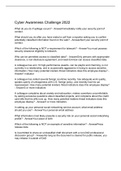 Cyber Awareness Challenge 2022