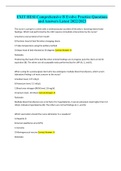 EXIT HESI Comprehensive B Evolve Practice Questions and Answers Latest 2022&sol;2023