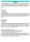 NCLEX Practice Questions HURST REVIEW &lpar;Fundamentals&rpar; with Correct Answers