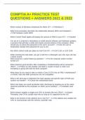 COMPTIA A&plus; PRACTICE TEST QUESTIONS &plus; ANSWERS 2021 & 2022&period;