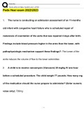 Peds Hesi QUESTIONS & ANSWERS TEST BANK&sol;A&plus; GUIDE &sol;Latest 2022