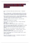 AIR WISCONSIN INDOC STUDY GUIDE 2020 QUESTIONS WITH CORRECT ANSWERS