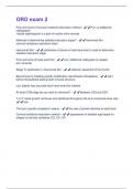 ORD exam 2 Questions And Answers Latest Updates