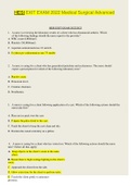 HESI  Medical Surgical Advanced EXIT EXAM 2022