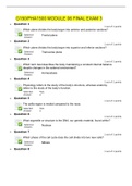 G150&sol;PHA1500 MODULE 06 FINAL EXAM 3