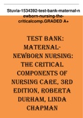 Test-bank-maternal-n ewborn-nursing-the-criticalcomp.GRADED A+