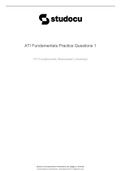 ATI Fundamentals Practice Questions 1