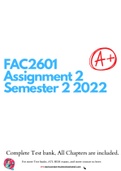 FAC2601 Assignment 2 Semester 2 2022