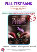 Test Bank For Nursing Ethics 5th Edition by Janie B&period; Butts&comma; Karen L&period; Rich 9781284170221 Chapter 1-12 Complete Guide&period;
