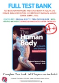 Test bank For Memmler's The Human Body in Health and Disease, Enhanced Edition 14th Edition by Barbara Janson Cohen; Kerry L. Hull 9781284217964 Chapter 1- 25 Complete Guide A+