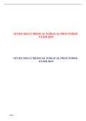 ATI RN ADULT MEDICAL SURGICAL PROCTORED EXAM 
