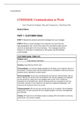 COMM1010: Communication at Work Unit 4 Touchstone Template: Plan and Communicate a Time-Based Task