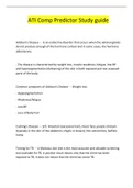 ATI Comp Predictor Study guide