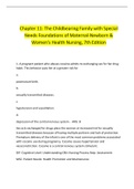 Chapter 11&colon; The Childbearing Family with Special  Needs Foundations of Maternal-Newborn &  Women's Health Nursing&comma; 7th Edition