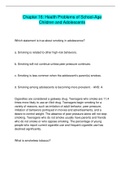 Chapter 16&colon; Health Problems of School-Age  Children and Adolescents