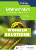 Mathematics - Analysis and Approaches HL - WORKED SOLUTIONS - Hodder 2019. UWCSEA MATHS ANALYSIS