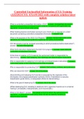 Controlled Unclassified Information &lpar;CUI&rpar; Training &lpar;ZZZ2021CUI&rpar; -EXAM 2022 with complete solution latest update