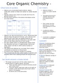 CORNELL NOTES - STRUCTURE AND BONDING OF ALKENES