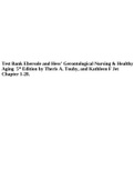 Test Bank Ebersole and Hess&rsquo; Gerontological Nursing & Healthy Aging 5th Edition by Theris A&period; Touhy&comma; and Kathleen F Jet Chapter 1-28&period;