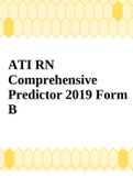 ATI RN Comprehensive Predictor 2019 Form B
