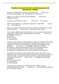 Prophecy General ICU RN A v2&sol;55 Questions And Answers&sol;A&plus; Graded