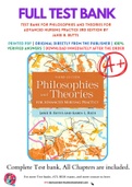 Test Bank For Philosophies and Theories for Advanced Nursing Practice 3rd Edition by Janie B. Butts 9781284112245 Chapter 1-26 Complete Guide.