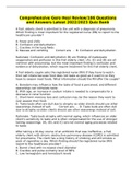 Comprehensive Gero Hesi Review&sol;106 Questions and Answers Latest 2022&sol;2023 Quiz Bank