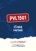 PVL1501 Notes for 2023 (Summary of Chapter 1-19)