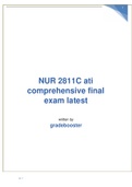 NUR 2811C ati comprehensive final exam latest