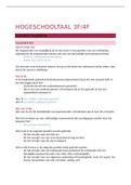 Samenvattingen hogeschooltaal 3f&sol;4f