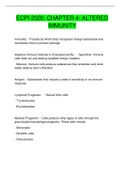 ECPI 2020&colon; CHAPTER 4&colon; ALTERED  IMMUNITY