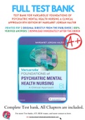 Test Bank For Varcarolis' Foundations of Psychiatric Mental Health Nursing A Clinical Approach 8th Edition by Margaret Jordan Halter 9780323389679 Chapter 1-36 Complete Guide.