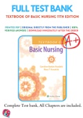 Test Banks For Textbook of Basic Nursing 11th Edition by Caroline Bunker Rosdahl; Mary T. Kowalski , 9781469894201, Chapter 1-103 Complete Guide