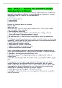 PECT - Module 3 - Practice Test Questions&comma; Multiple Choice Questions And Answers