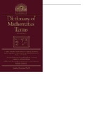 Dictionary of Mathematics 